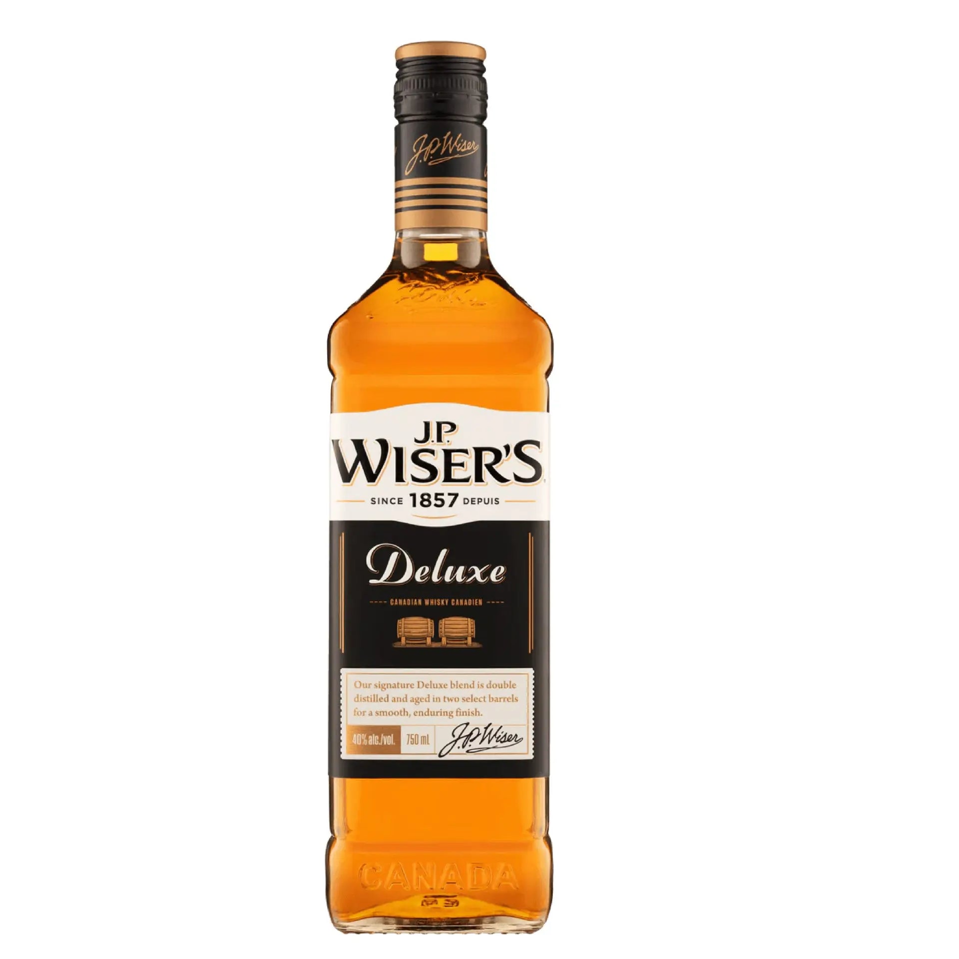 buy J.P. Wiser's Deluxe Canadian whisky 750ml bottle