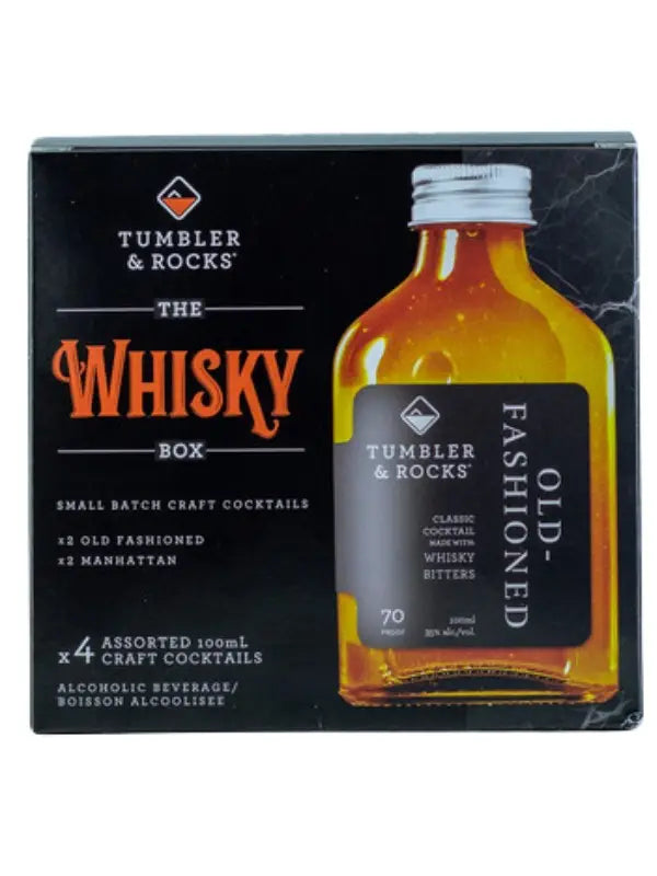 Tumbler Amp Rocks Whisky Four Pack 4X100Ml Bottle Image