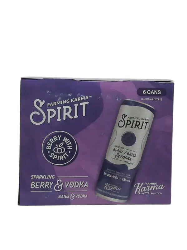 Farming Karma Berry Spirit Vodka Soda 6X285Ml Bottle Image
