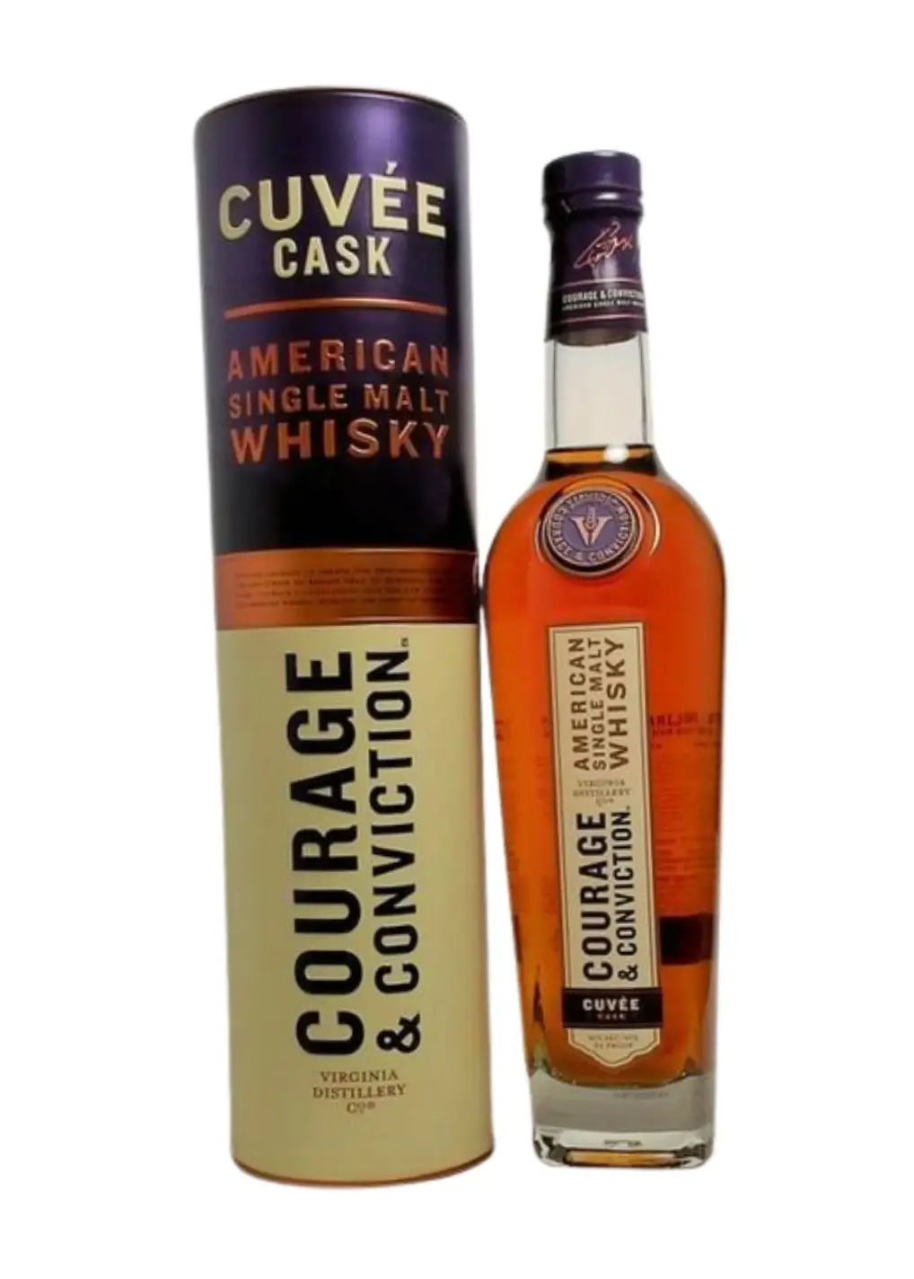 Courage Amp Conviction Single Malt Whisky Cuvee Cask Finish 750Ml Bottle Image