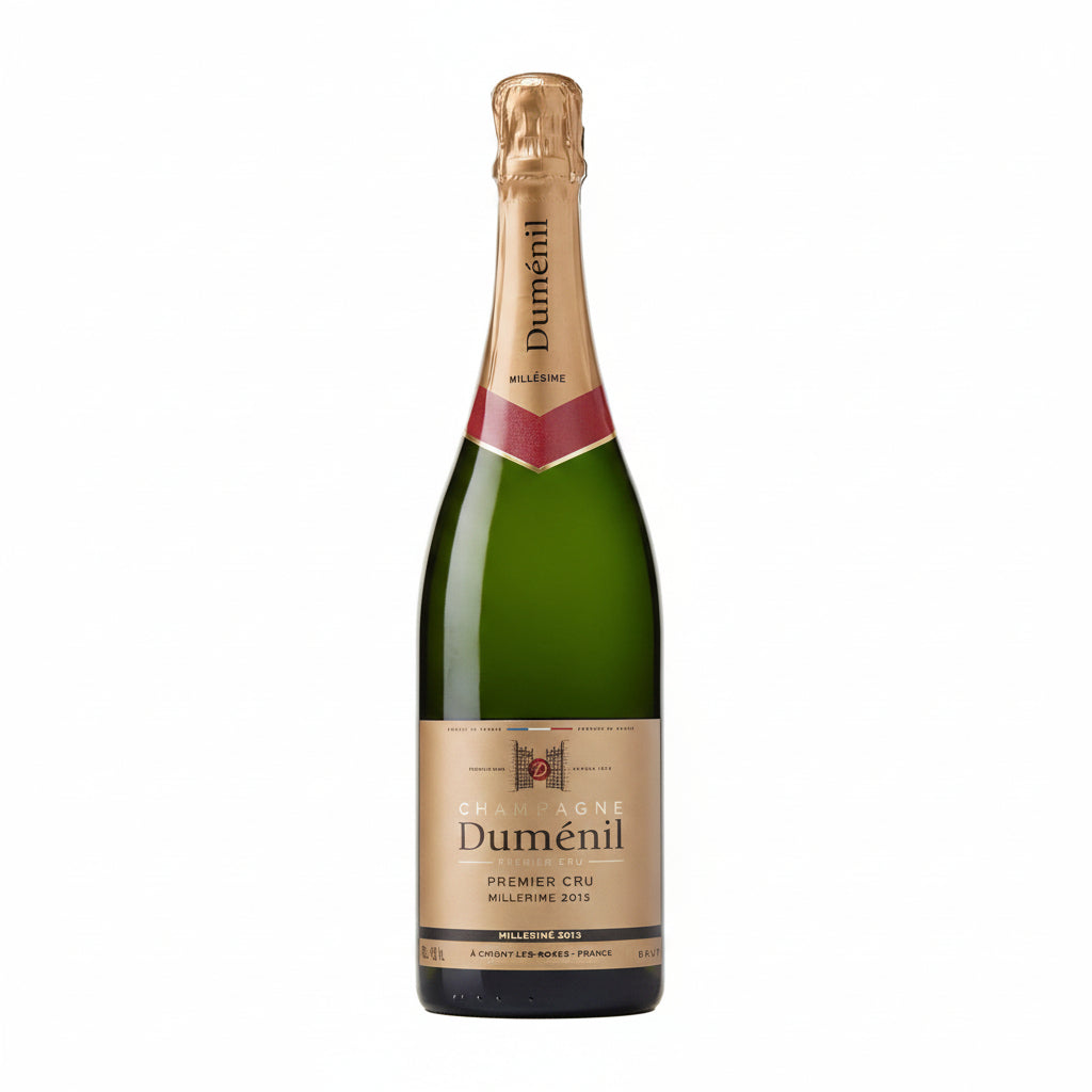 Dumenil Grand Reserve Magnum 1.5L sparkling wine bottle with elegant label and foil cap on a white background