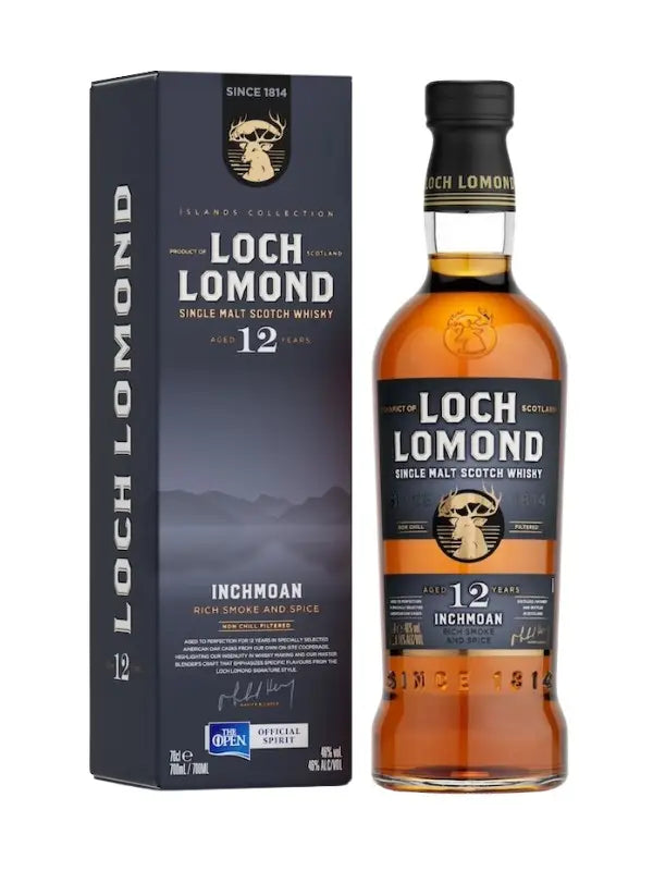 Loch Lomond 12 Year Old Single Malt Scotch Whisky Inchmoan 750Ml Bottle Image