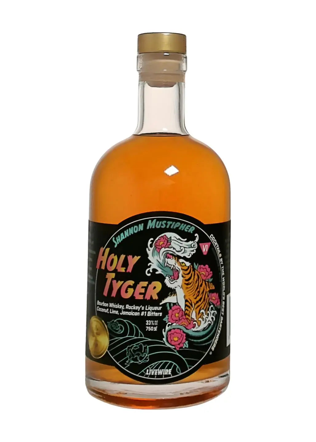 Livewire Holy Tyger Bourbon Whiskey 750Ml Bottle Image