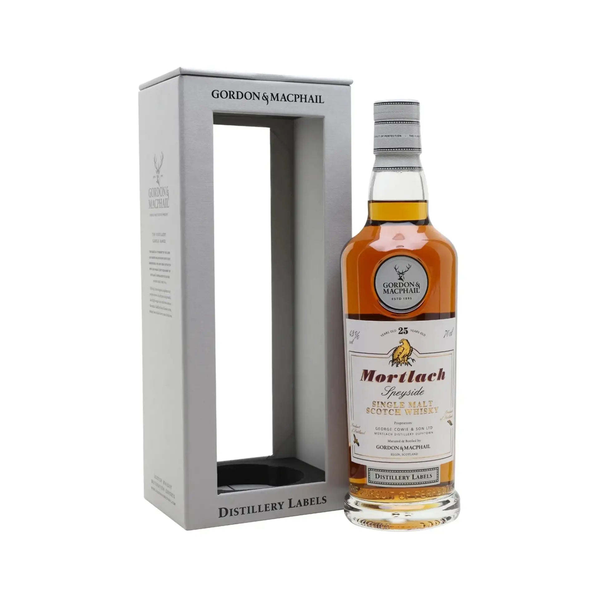 Gordon Amp Macphail Distillery Label Mortlach 25 Year Old Single Malt Scotch Whisky 750Ml Bottle Image