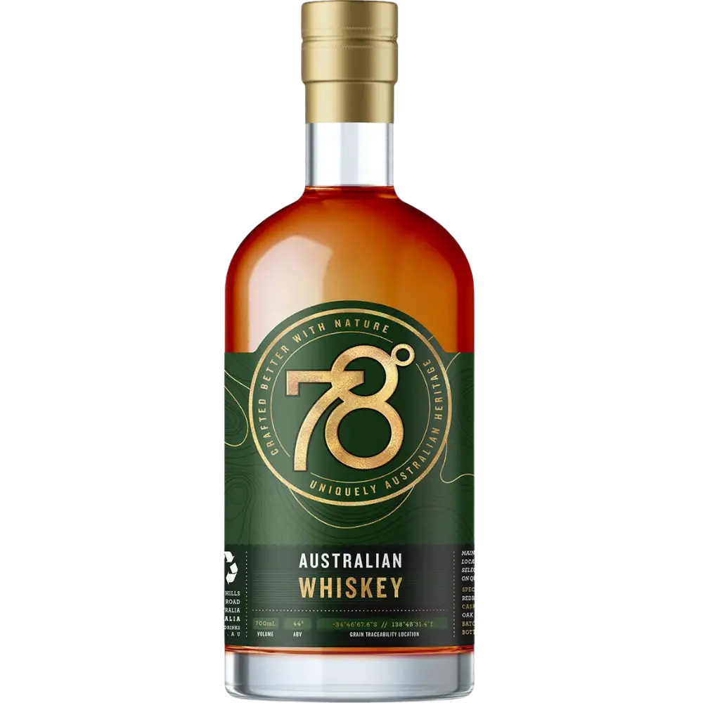 78 Degrees Australian Whisky 700Ml Bottle Image