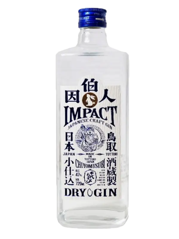 Chiyomusubi Impact Dry Gin 700Ml Bottle Image