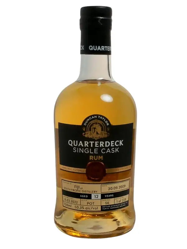 Duncan Taylor Quarter Deck Single Cask Rum Fiji 700Ml Bottle Image