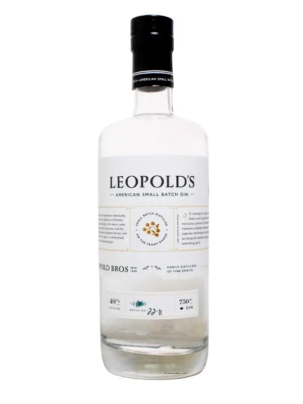 Leopold S American Small Batch Gin 750Ml Bottle Image