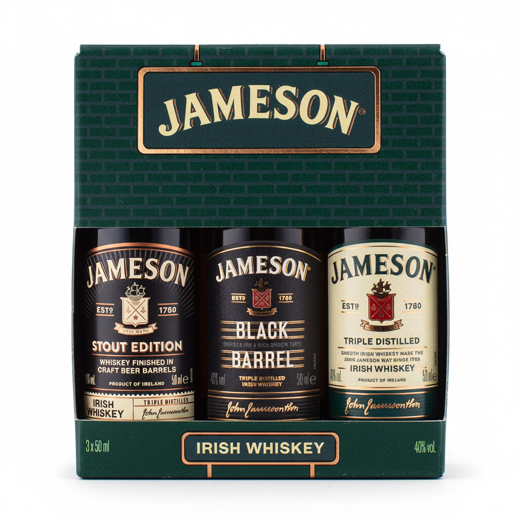 Jameson Irish Whiskey Gift Pack Taster Pack 3x50mL