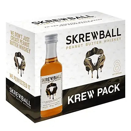 Skrewball Peanut Butter Whiskey Krewpack 8X50Ml Bottle Image