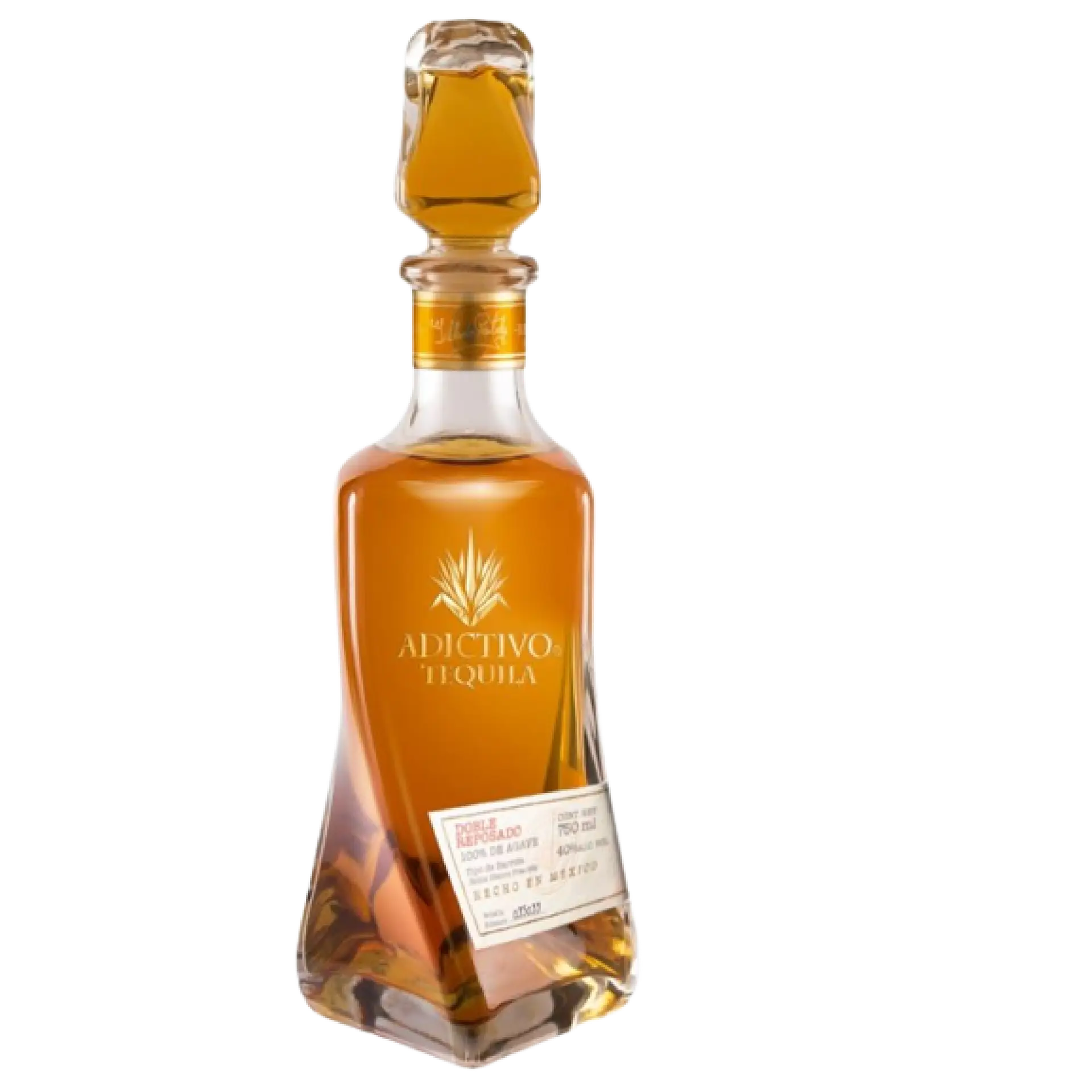 Buy Adictivo Doble Reposado 750mL tequila, premium liquor in elegant glass bottle