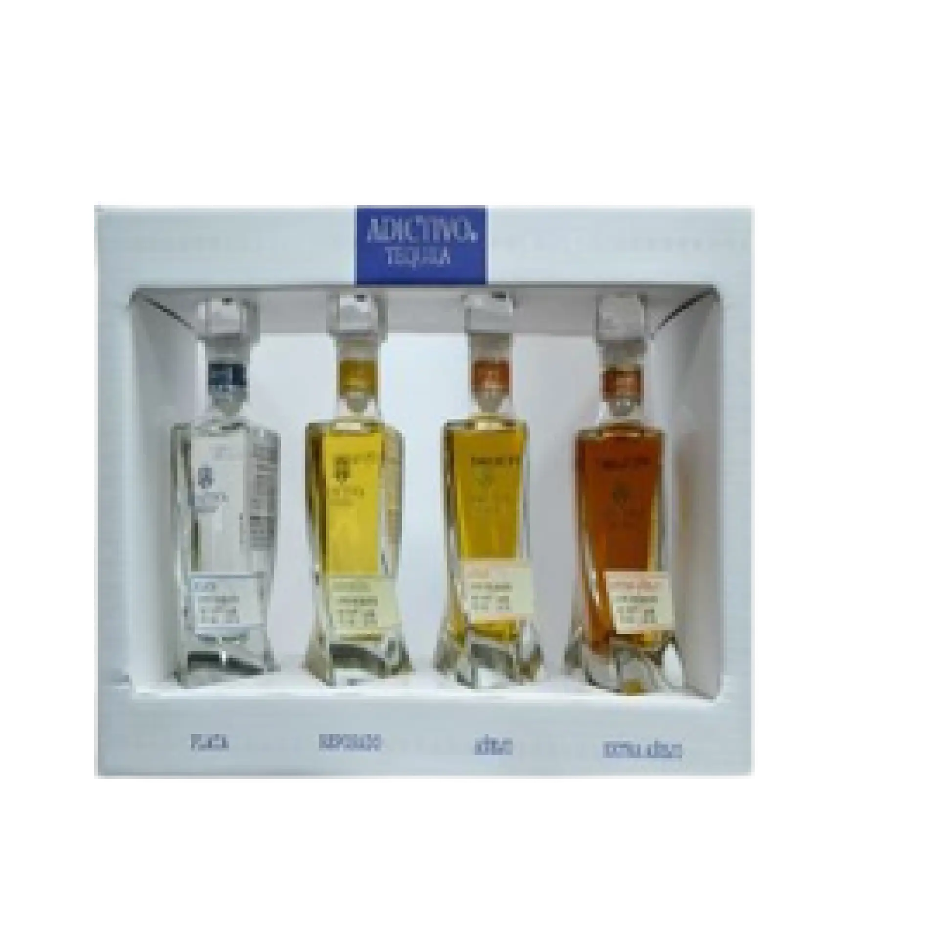 Buy Adictivo Gift Pack 4x50mL tequila mini bottles assortment in display box