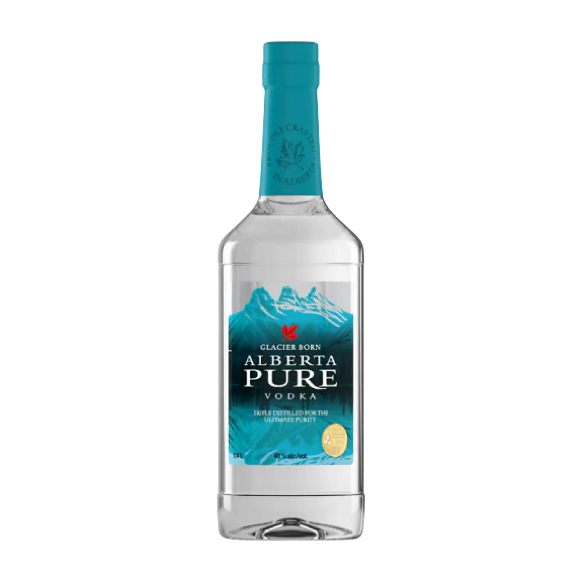 Buy Alberta Pure Vodka 1.14L clear bottle with blue mountain label, Canadian spirit