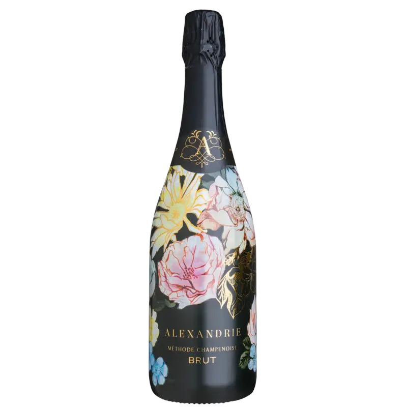 buy Alexandrie Cellars Brut 750mL floral wine bottle