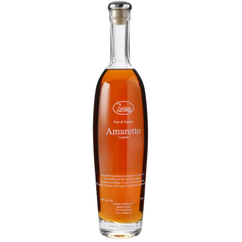 Buy Amaretto Liqueur 700mL, elegant glass bottle with amber-colored liqueur