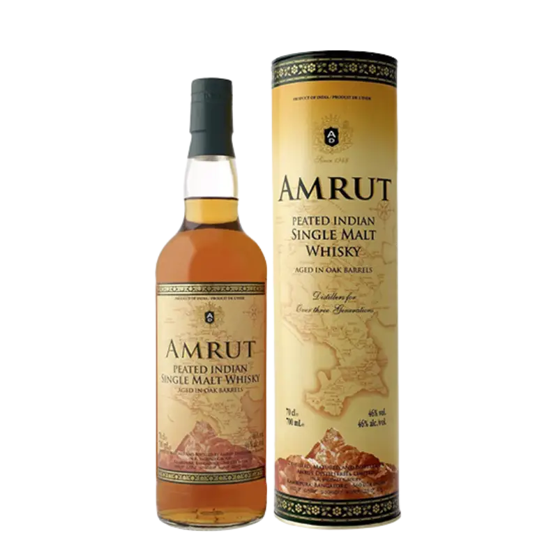 Amrut Indian Peated Single Malt Whisky 700Ml Bottle Image