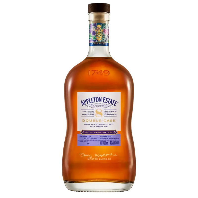 Appleton Estate 8 Year Old Double Cask Rum 750Ml Bottle Image