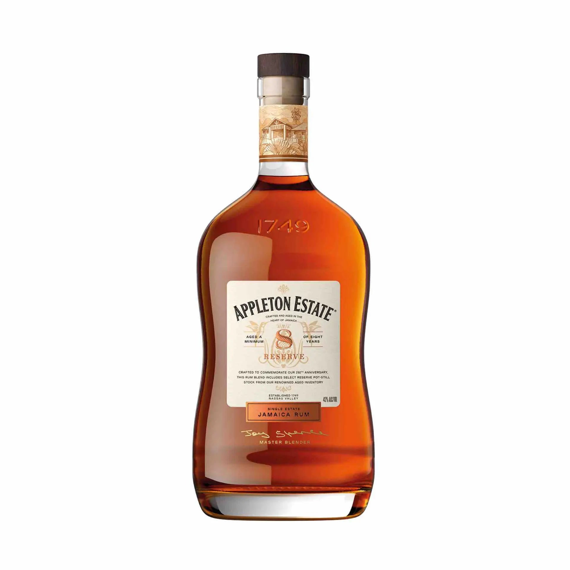 Buy Appleton Estate 8YO Reserve 750mL, premium aged Jamaican rum in glass bottle