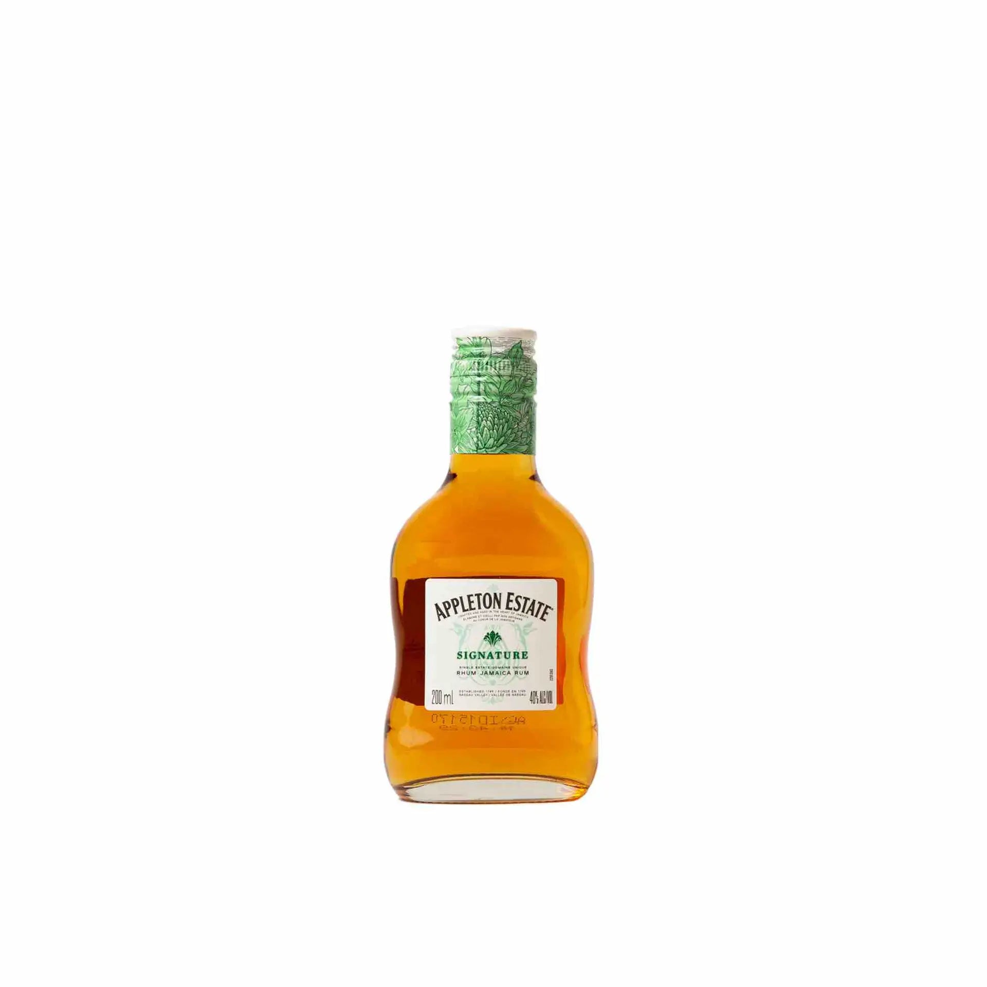 buy Appleton Estate Signature Blend 200mL bottle, Jamaican rum, isolated on white