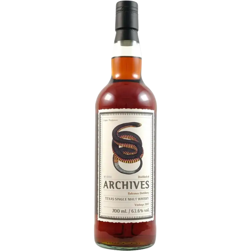 Archives Balcones Distillery 2017B Texas Single Malt Whisky 700Ml Bottle Image
