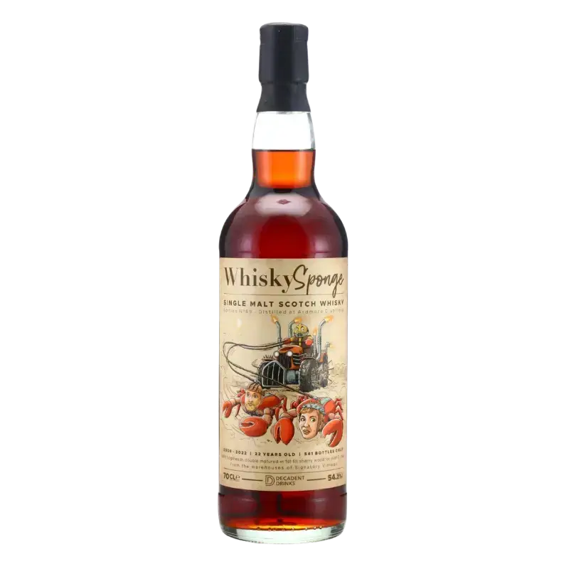 Whisky Sponge Single Malt Scotch Whisky Ardmore Distillery Vintage 2000 700Ml Bottle Image
