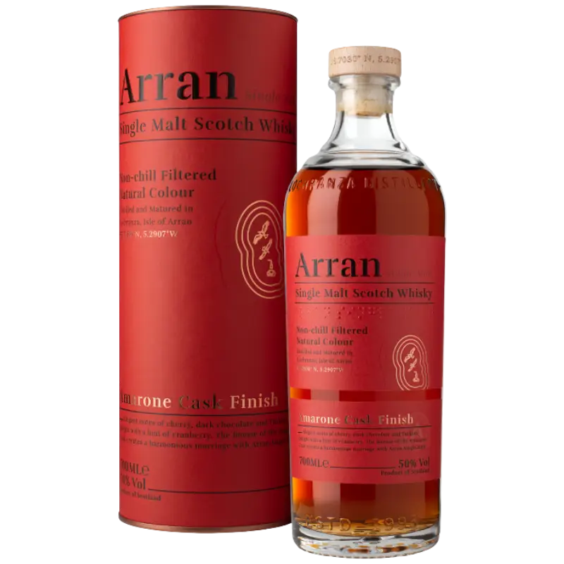 Arran Amerone Single Malt Scotch Whisky Cask Finish 700Ml Bottle Image