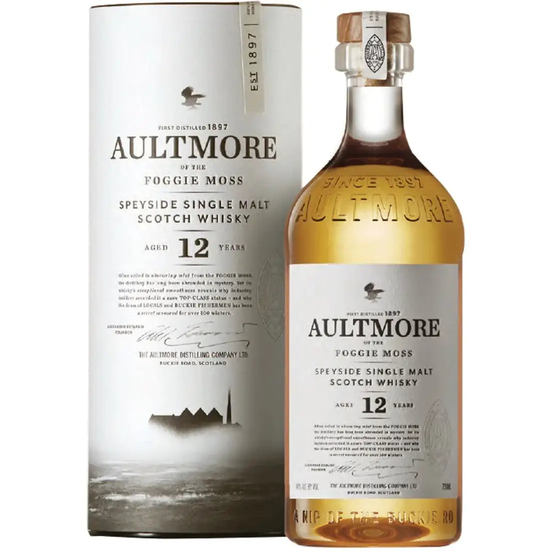 buy Aultmore 12 Year Old Speyside single malt Scotch whisky bottle and box