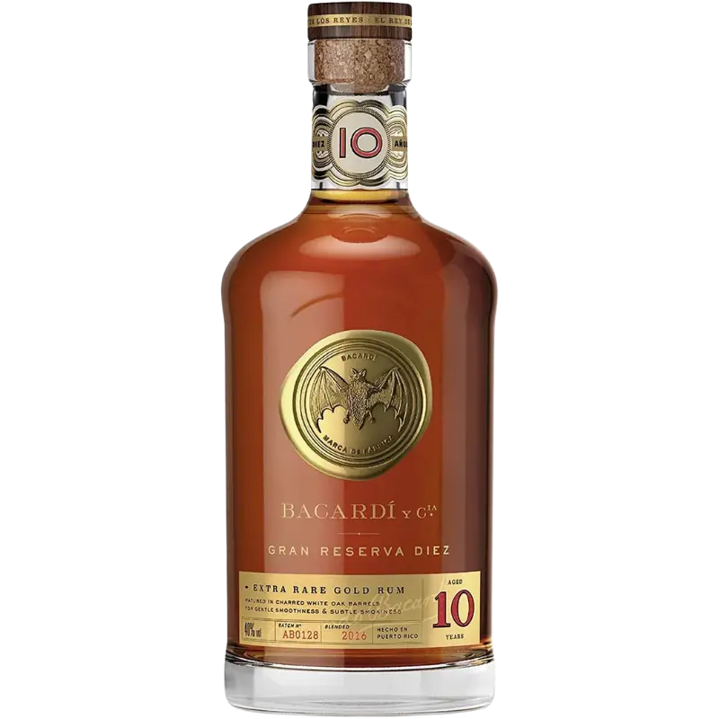 Bacardi 10 Year Gran Reserva 750Ml Bottle Image