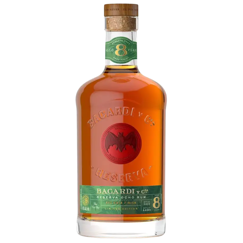Bacardi 8 Year Old Rye Cask Finish 750Ml Bottle Image