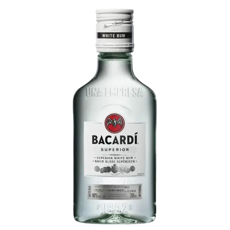 Bacardi Superior Rum 200Ml Bottle Image