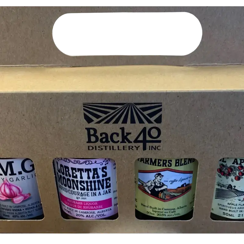 Back 40 Flavoured Sample Pack 4X50Ml Bottle Image