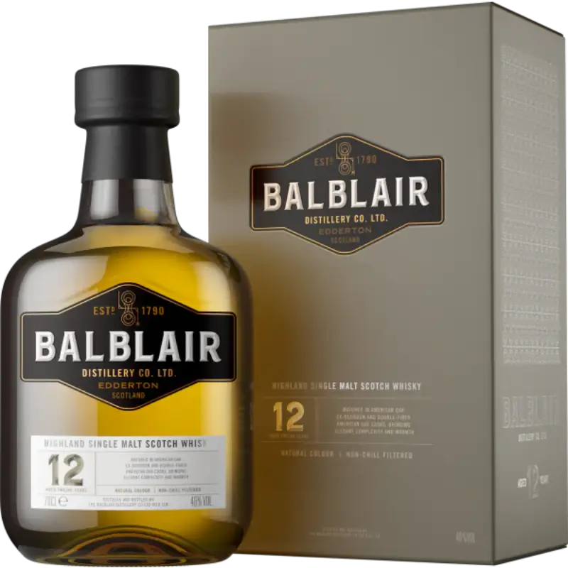 Balblair 12 Year Old Single Malt Scotch Whisky 750Ml Bottle Image