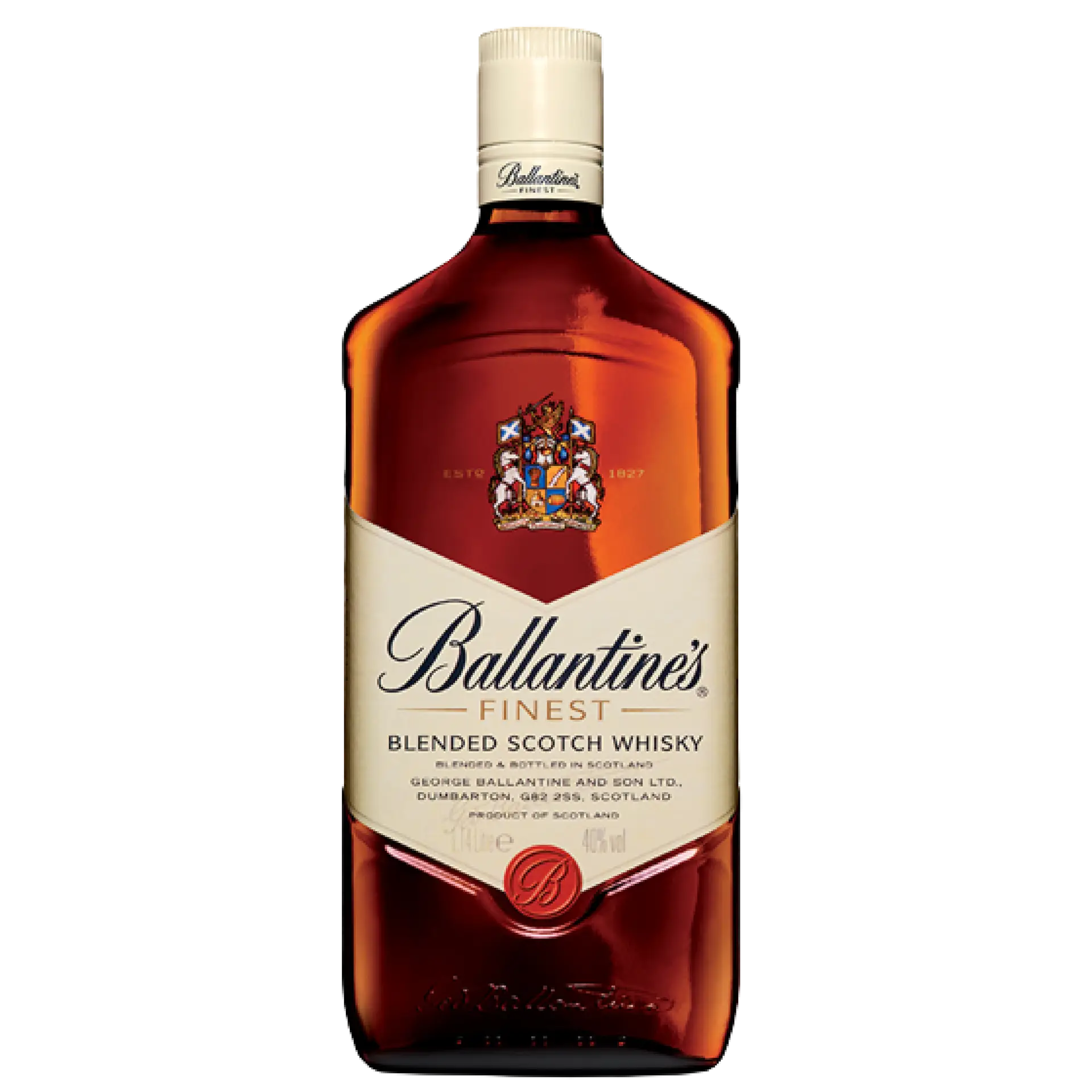 Buy Ballantine’s Finest Blended Scotch Whisky 1.14L with visible label and crest