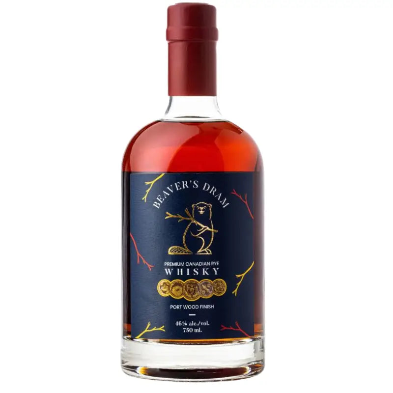 Beaver S Dram Port Wood Rye Whisky 750Ml Bottle Image