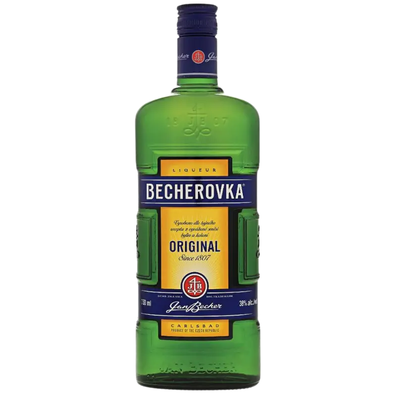 Buy Becherovka Original liqueur 750mL, herbal spirit in green bottle