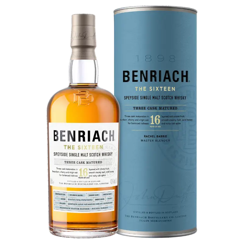 Benriach 16 Year Old The Sixteen 700Ml Bottle Image
