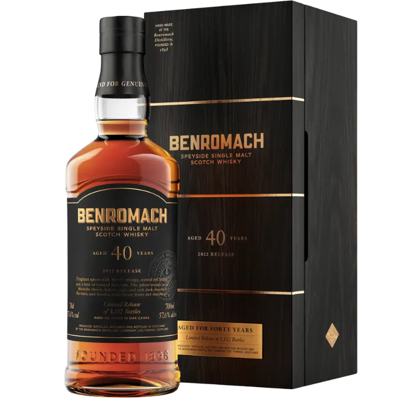 Benromach 40 Year Old 2022 Edition Batch 2 700Ml Bottle Image