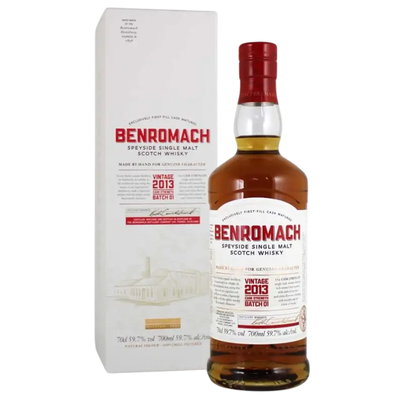 Benromach Cask Strength 2013 Batch 1 700Ml Bottle Image