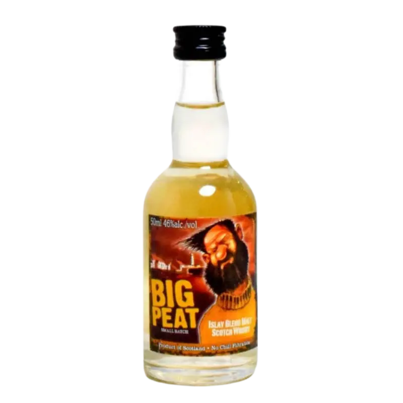 Big Peat Islay Blend Malt Scotch Whisky 50Ml Bottle Image