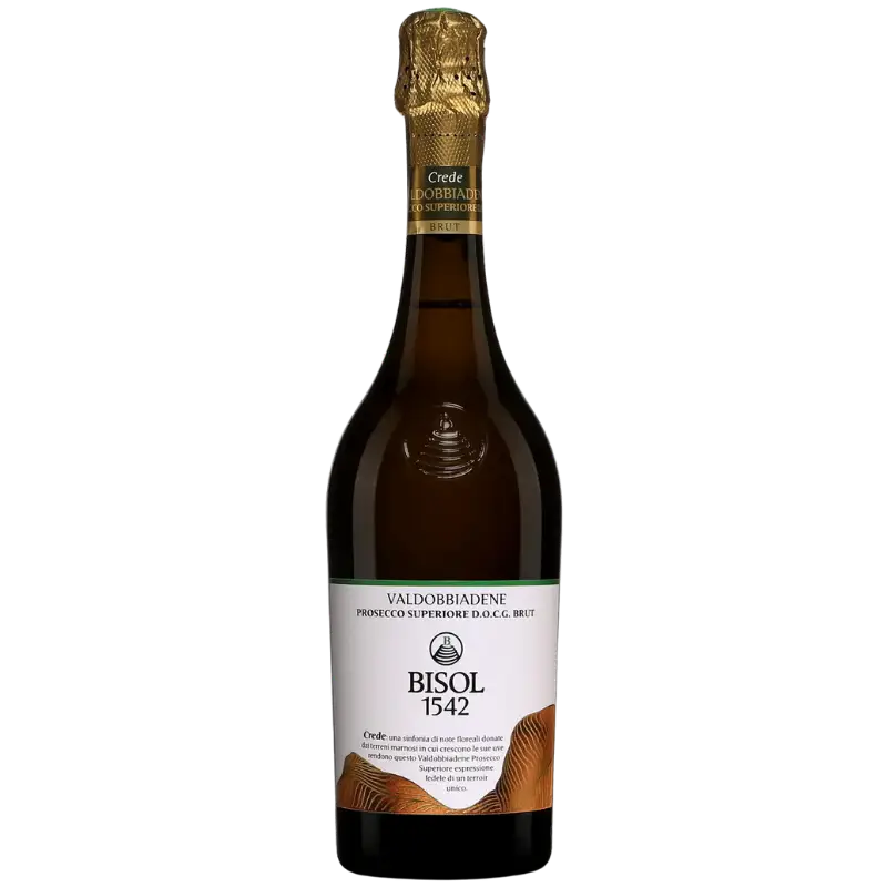 Buy Bisol Crede Prosecco Valdobbiadene DOCG 750mL, premium Italian sparkling wine