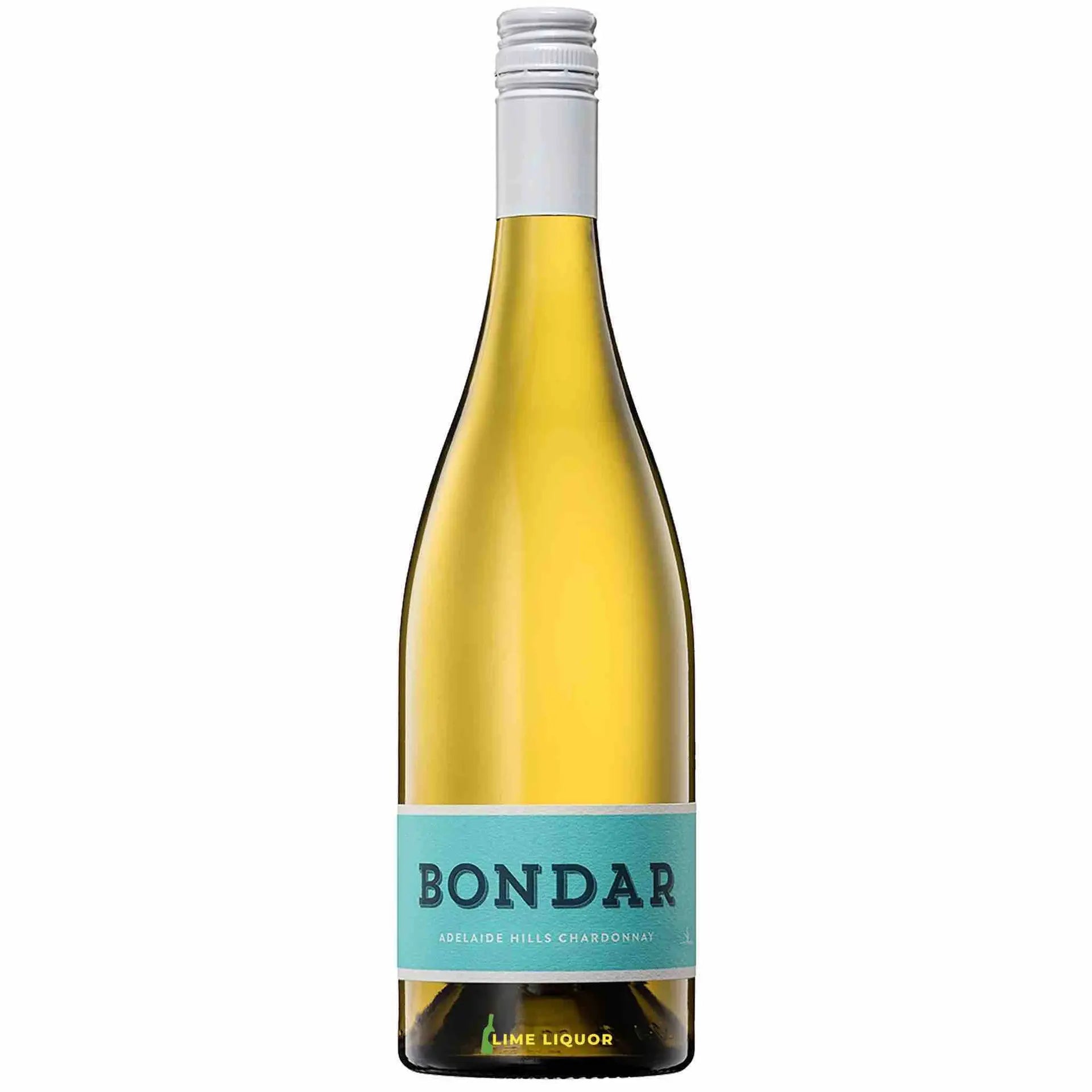 Buy Bondar Adelaide Hills Chardonnay 750mL white wine bottle with teal label