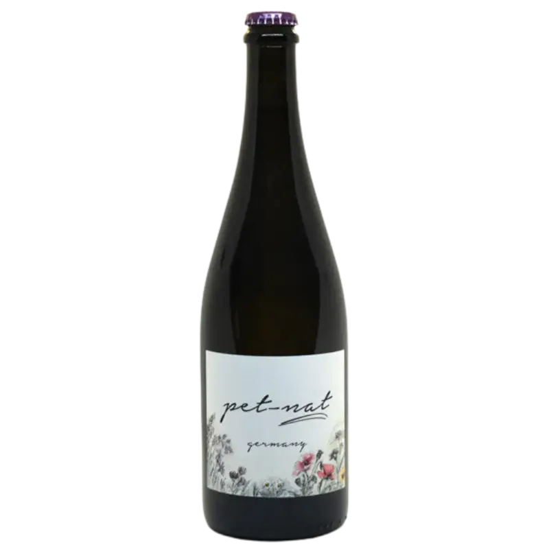 buy Brand Bros Pet Nat White 750mL sparkling wine bottle with floral label