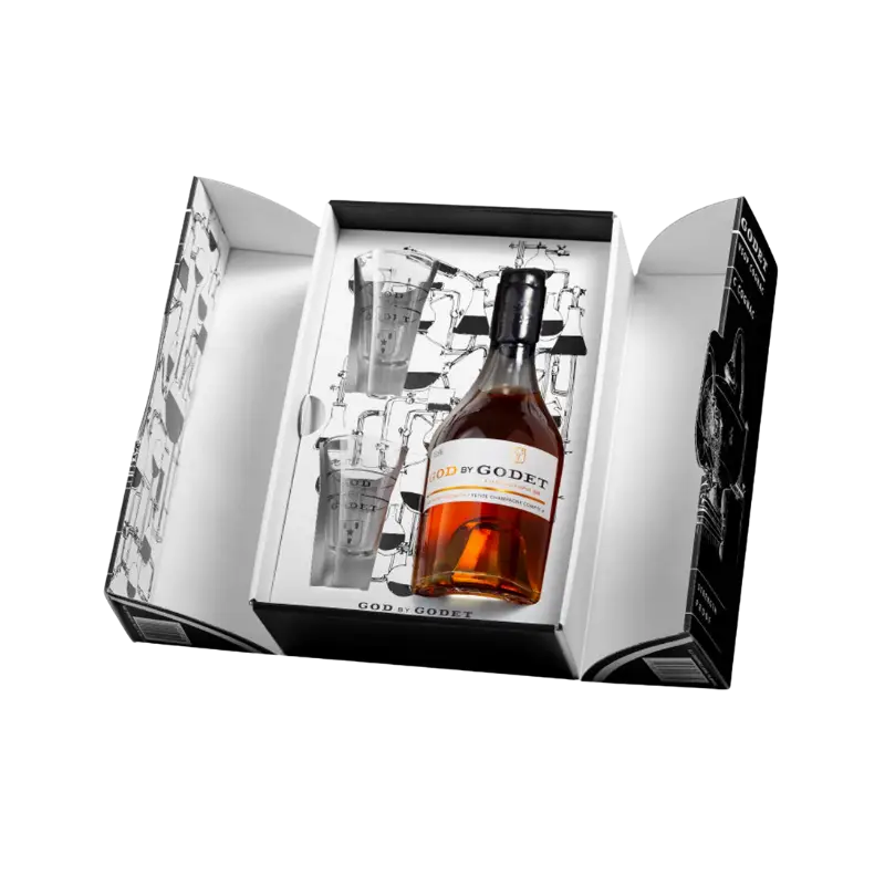 Brandy God By Godet Gift Pack 350Ml Bottle Image