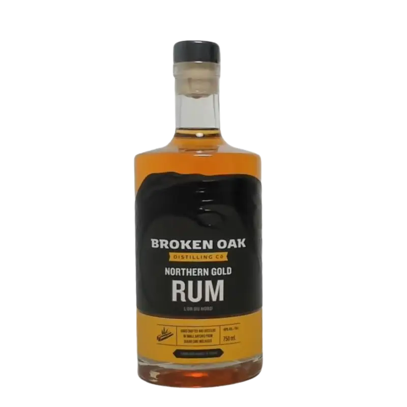 Broken Oak Distilling Company Northern Gold Rum 750Ml Bottle Image