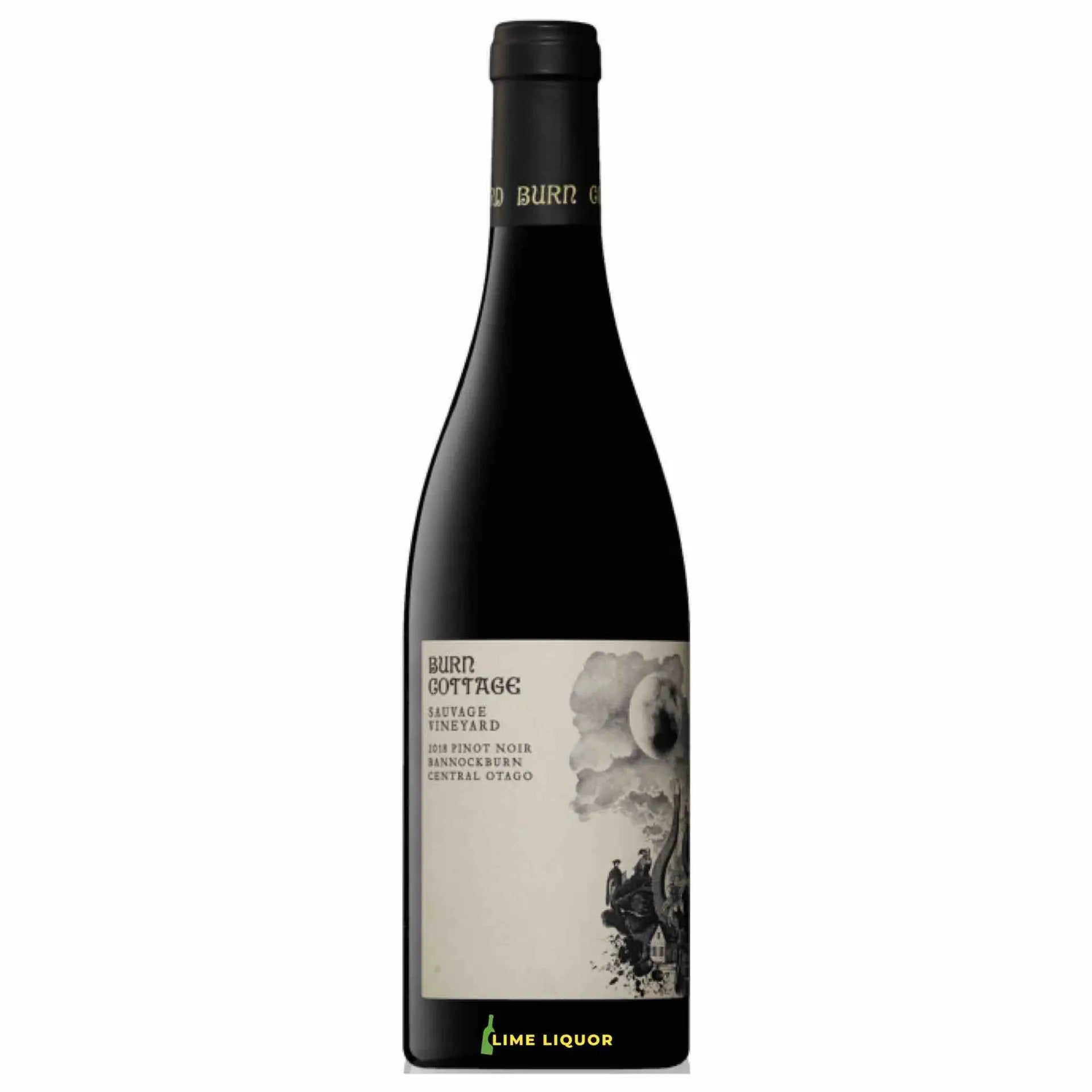 Buy Burn Cottage Sauvage Pinot Noir wine, 750mL bottle with artistic label design