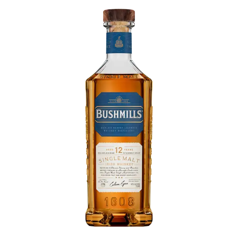 Bushmills 12 Year Old Single Malt Whiskey 750Ml Bottle Image