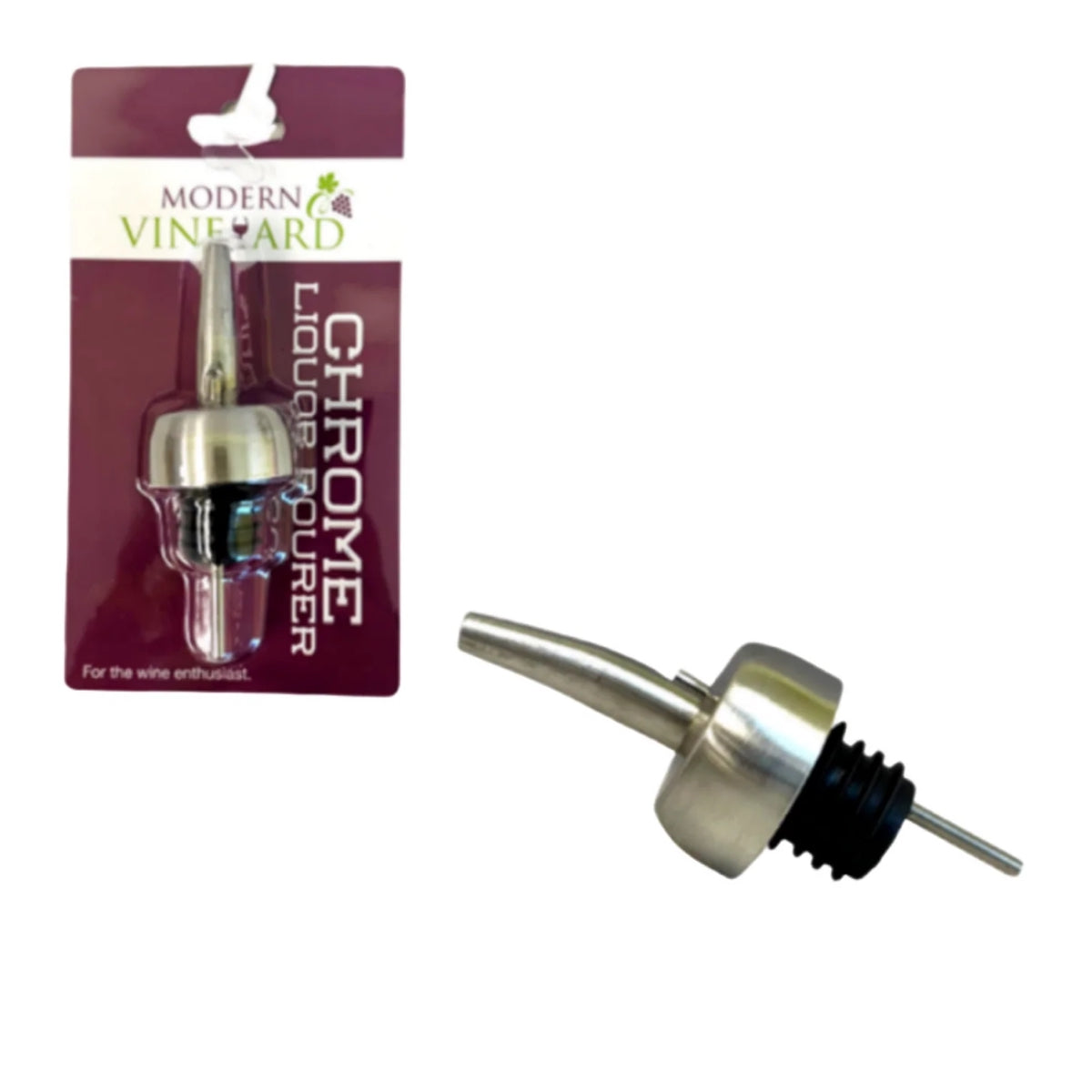 Chrome Liquor Pourer (Set of 12)
