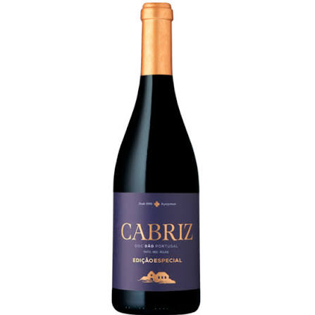Cabriz Edicao Especial Red Dao DOC wine bottle, 750mL, featuring a deep red wine with elegant label and capsule.