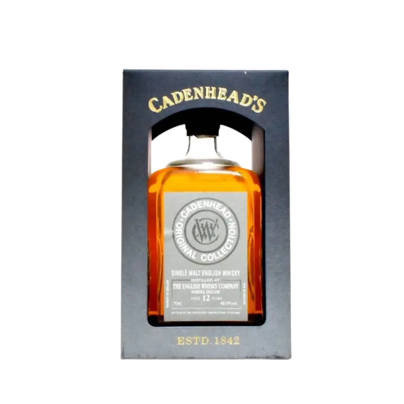 Cadenhead English Distillery Company 12 Year Old Single Malt English Whisky 700Ml Bottle Image
