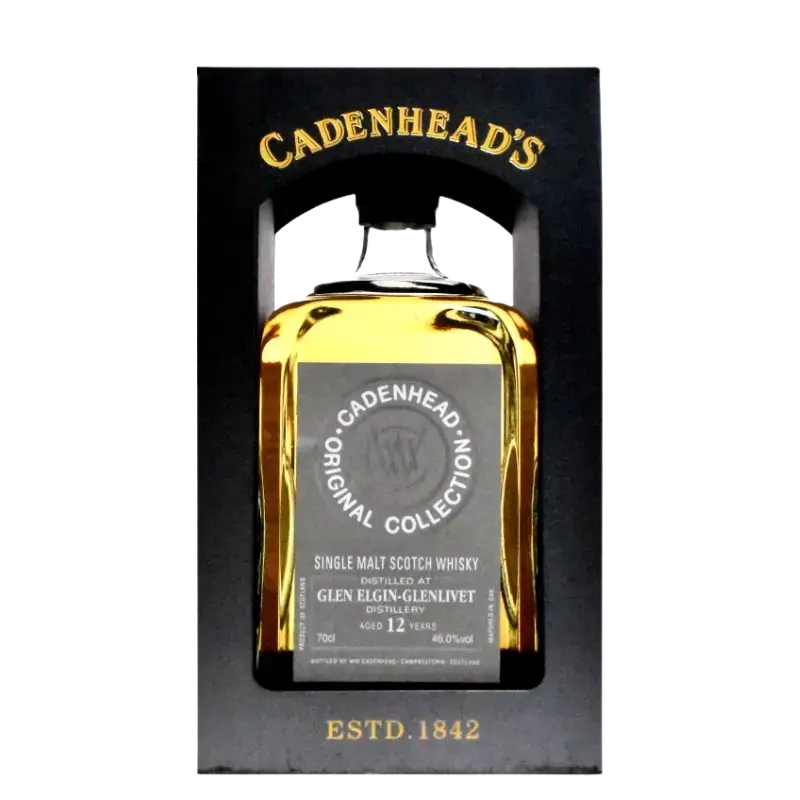 Cadenhead Glen Elgin Glenlivet 12 Year Old Single Malt Scotch Whisky 700Ml Bottle Image